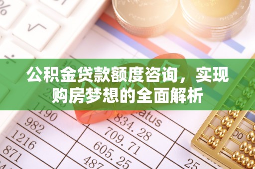泰兴公积金贷款额度咨询，实现购房梦想的全面解析
