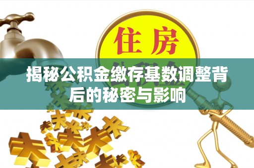 泰兴揭秘公积金缴存基数调整背后的秘密与影响