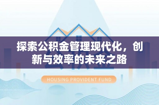 泰兴探索公积金管理现代化，创新与效率的未来之路