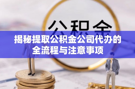 泰兴揭秘提取公积金公司代办的全流程与注意事项