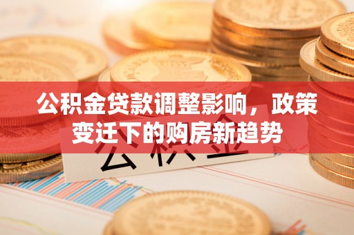 泰兴公积金贷款调整影响，政策变迁下的购房新趋势