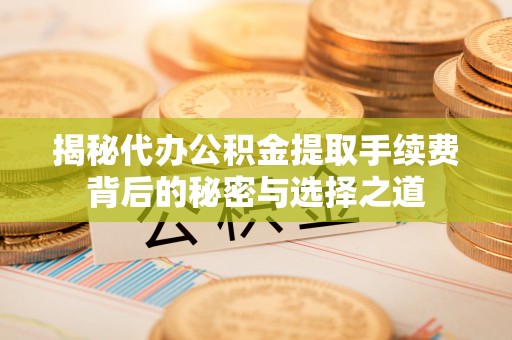 泰兴揭秘代办公积金提取手续费背后的秘密与选择之道