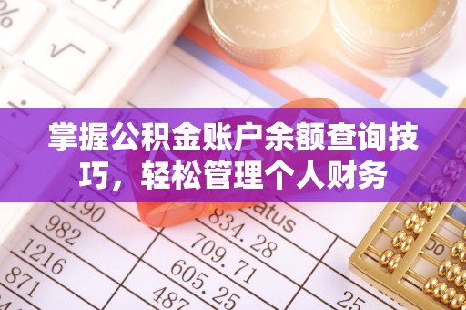 泰兴掌握公积金账户余额查询技巧，轻松管理个人财务