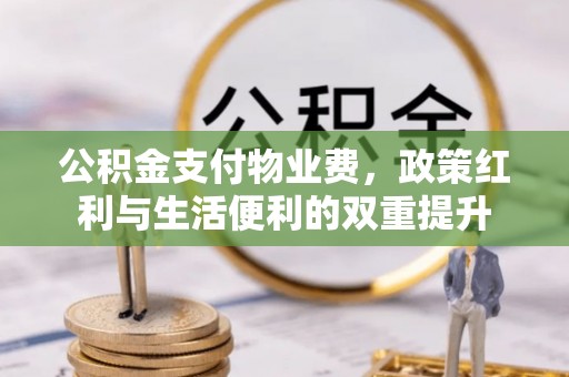 泰兴公积金支付物业费，政策红利与生活便利的双重提升