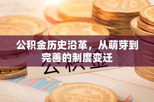 泰兴公积金历史沿革，从萌芽到完善的制度变迁