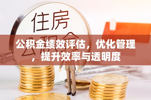 泰兴公积金绩效评估，优化管理，提升效率与透明度