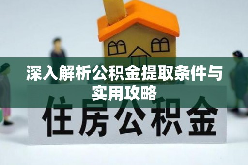 泰兴深入解析公积金提取条件与实用攻略