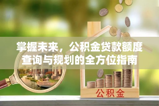 泰兴掌握未来，公积金贷款额度查询与规划的全方位指南