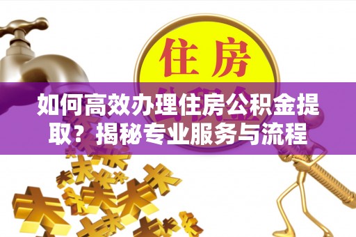 泰兴如何高效办理住房公积金提取？揭秘专业服务与流程