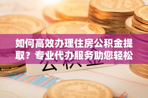 泰兴如何高效办理住房公积金提取？专业代办服务助您轻松搞定