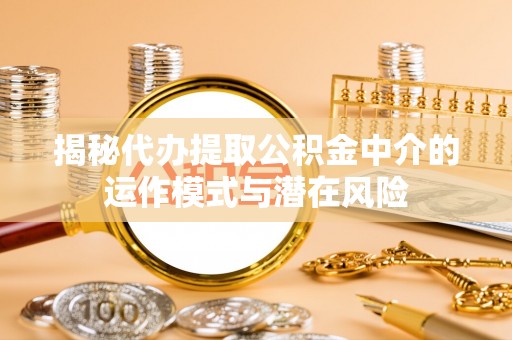 泰兴揭秘代办提取公积金中介的运作模式与潜在风险